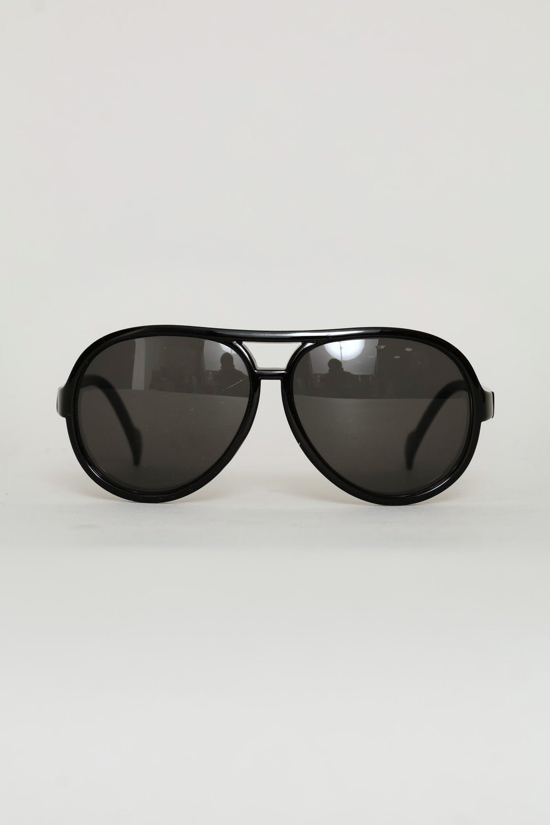 Boys Shiny Aviator Sunglasses - Black