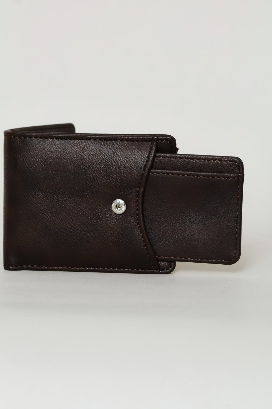 Bill Fold With Removable Cardholder Wallet - Brown