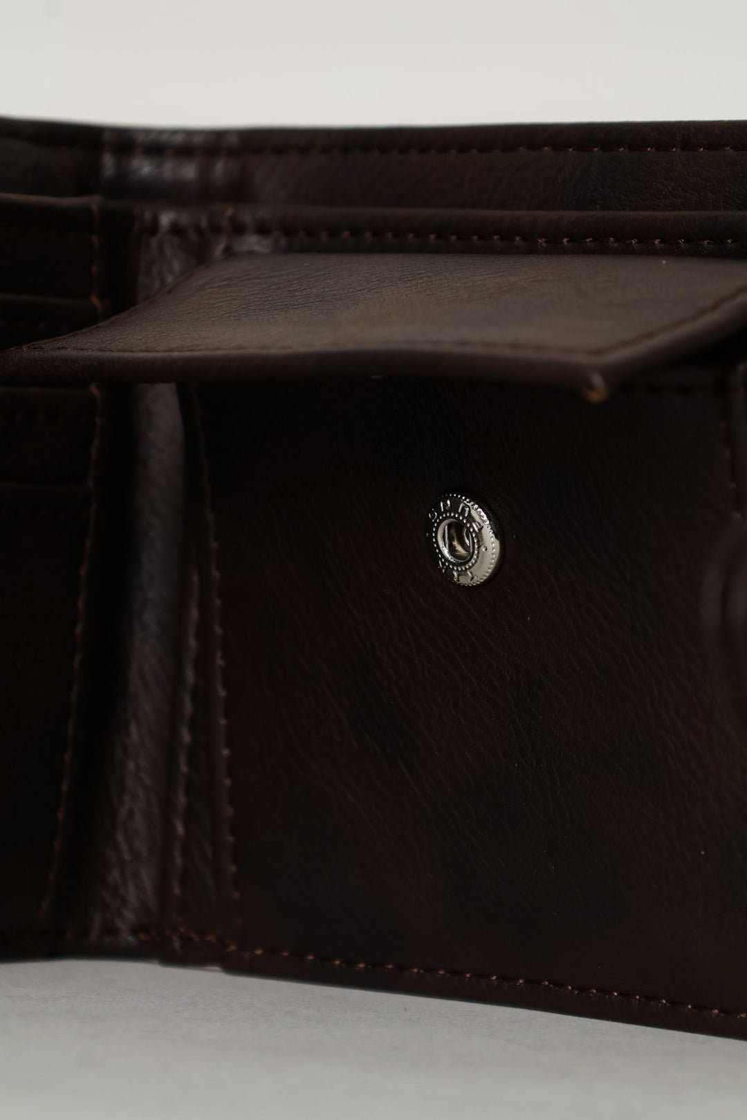Bill Fold With Removable Cardholder Wallet - Brown
