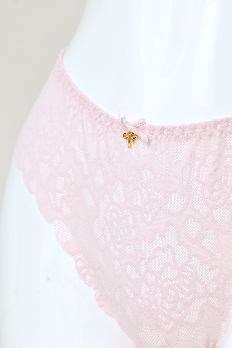 Lace Bikini Panty - Pink