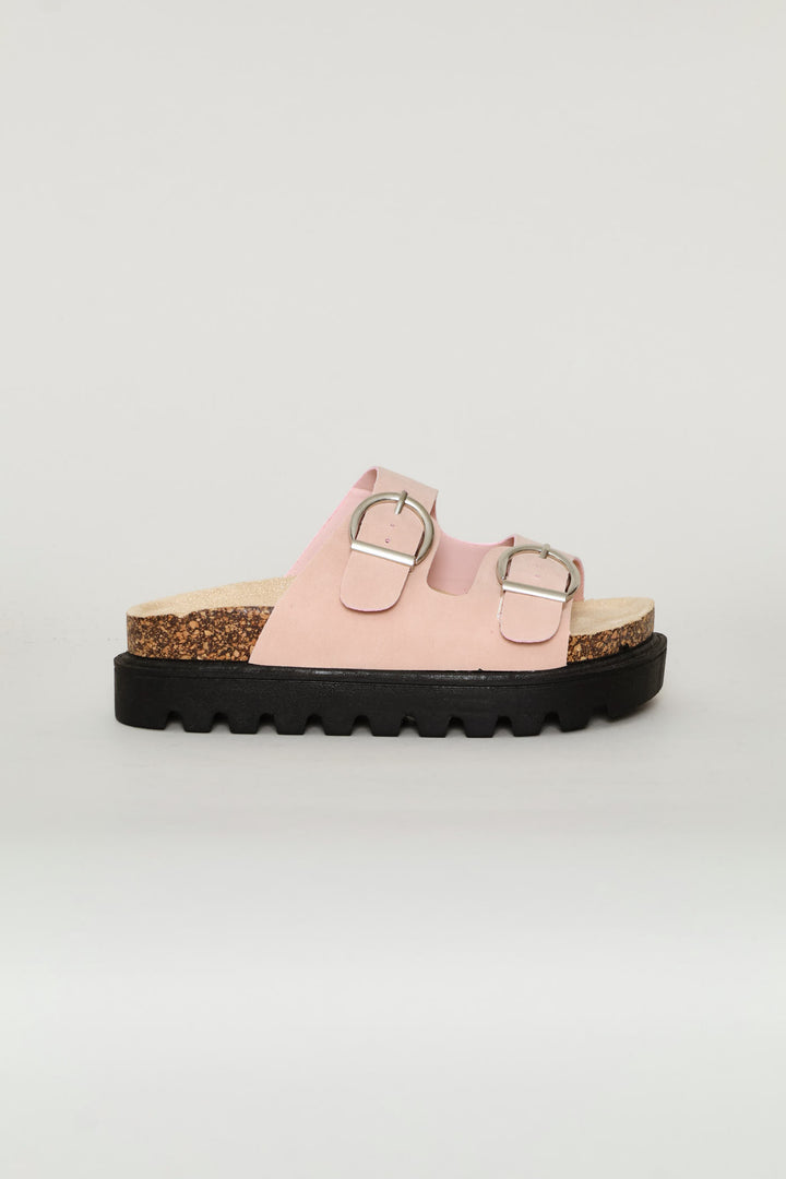 Girls Chunky Health Sandal - Blush