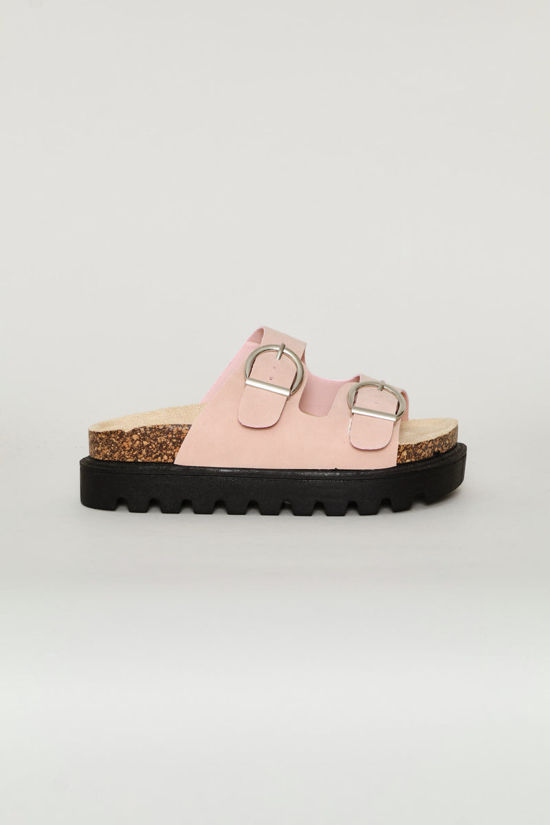 Girls Chunky Health Sandal - Blush