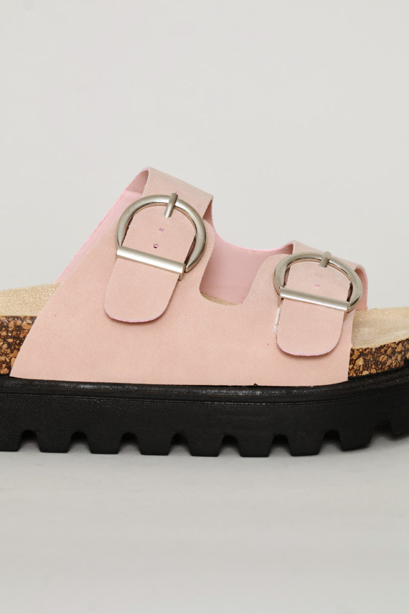 Girls Chunky Health Sandal - Blush