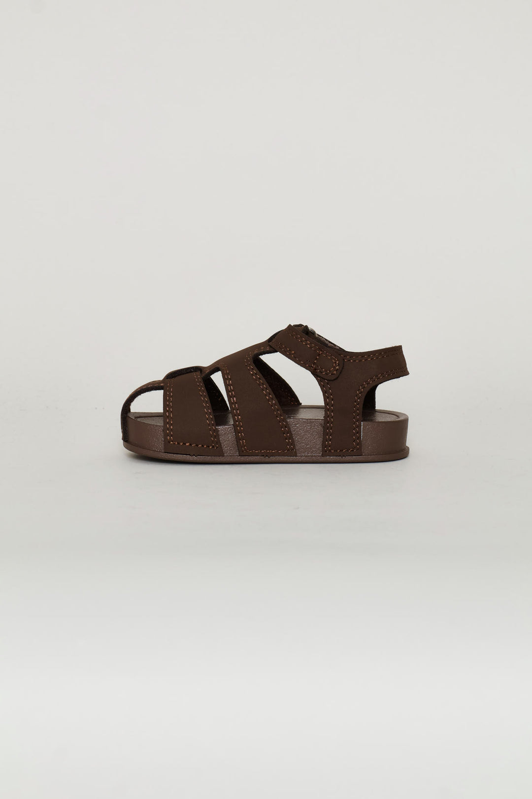 Baby Boys Closed Toe Comfort Sandal - Chocolate