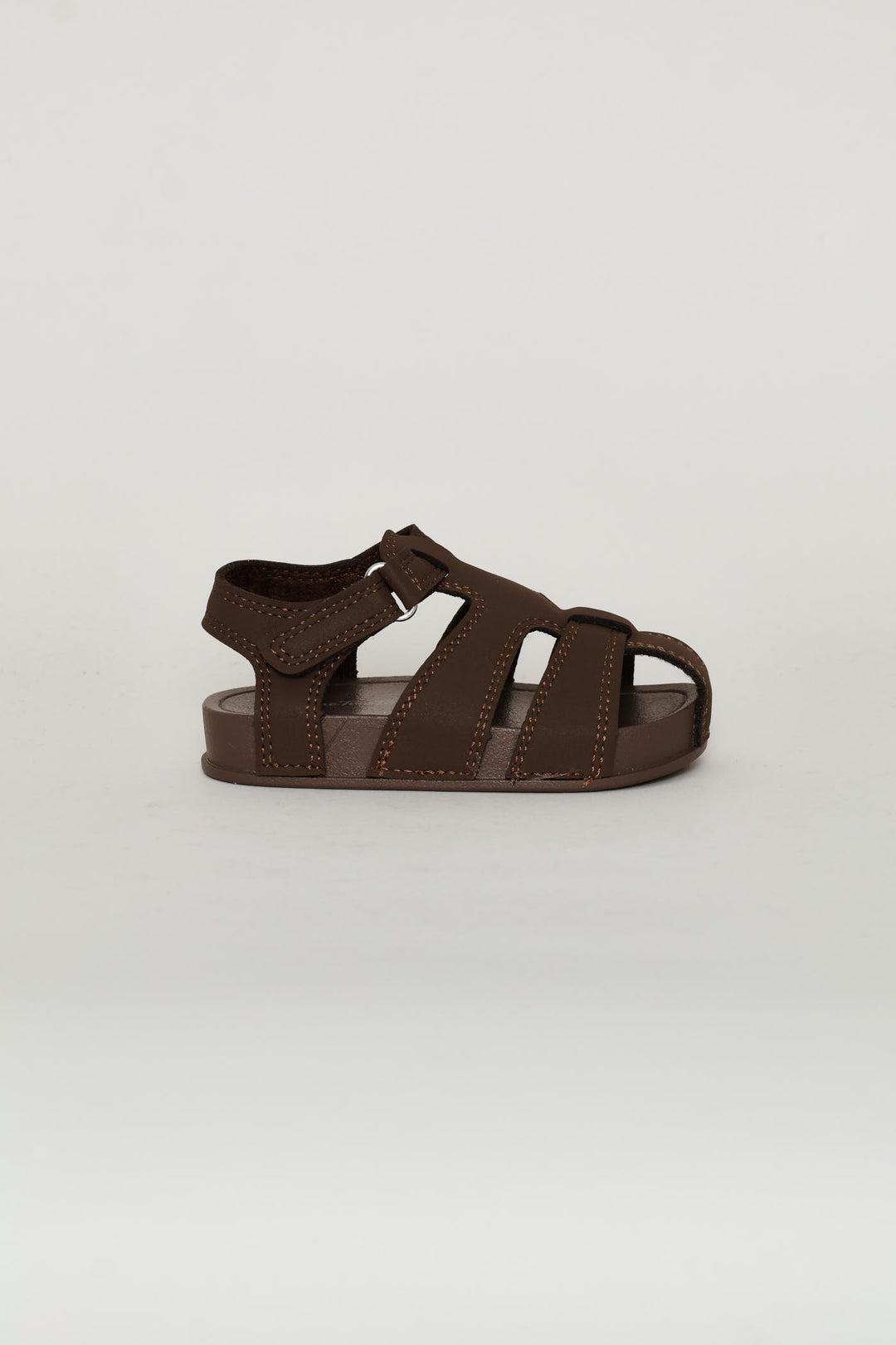 Baby Boys Closed Toe Comfort Sandal - Chocolate