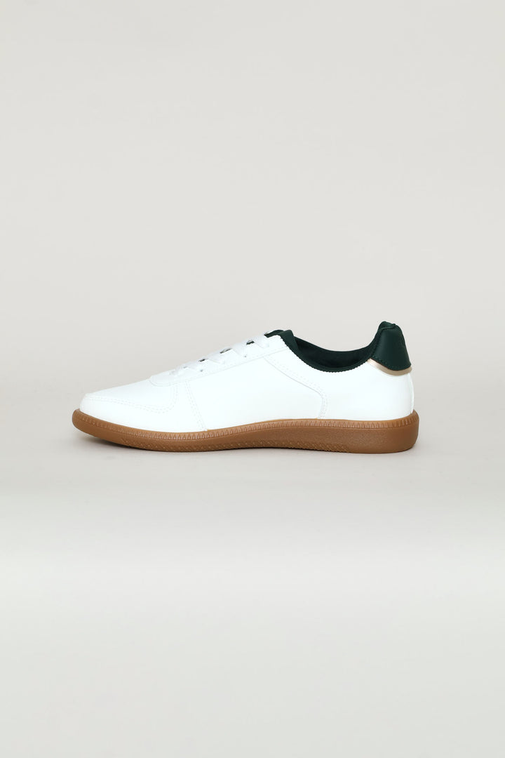 Side Flash Retro Sneaker - White