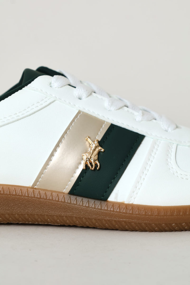 Side Flash Retro Sneaker - White