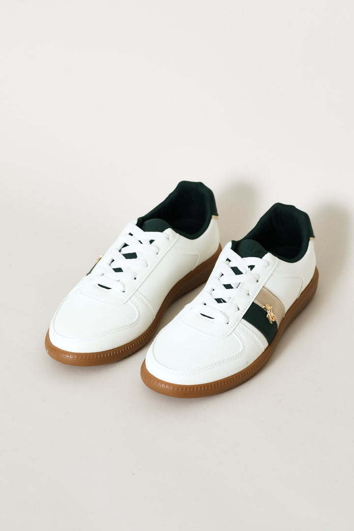 Side Flash Retro Sneaker - White