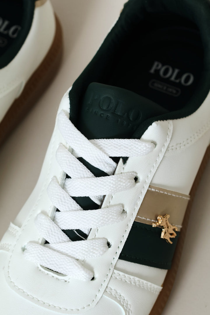 Side Flash Retro Sneaker - White