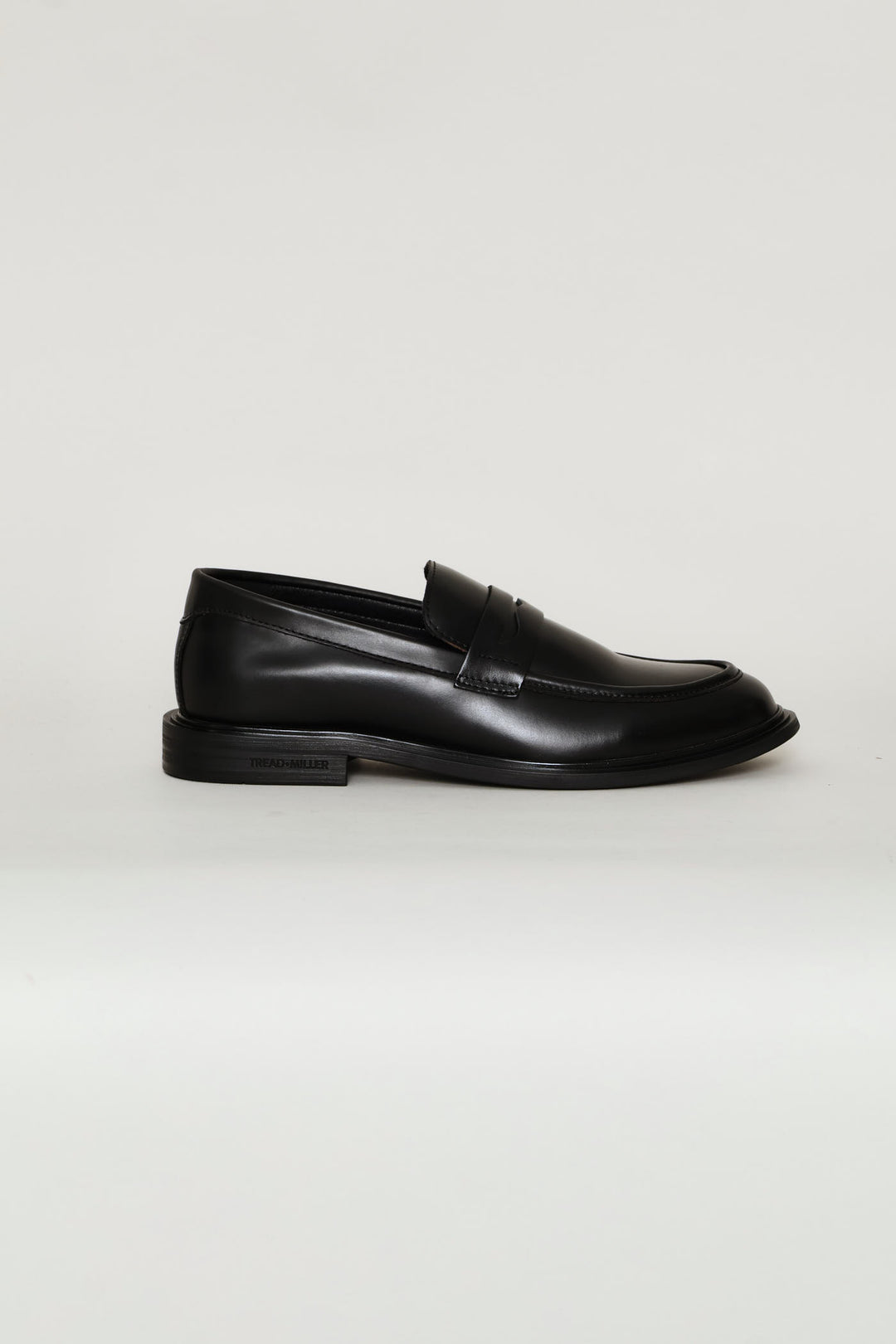 Leather Formal Penny Moccasin - Black