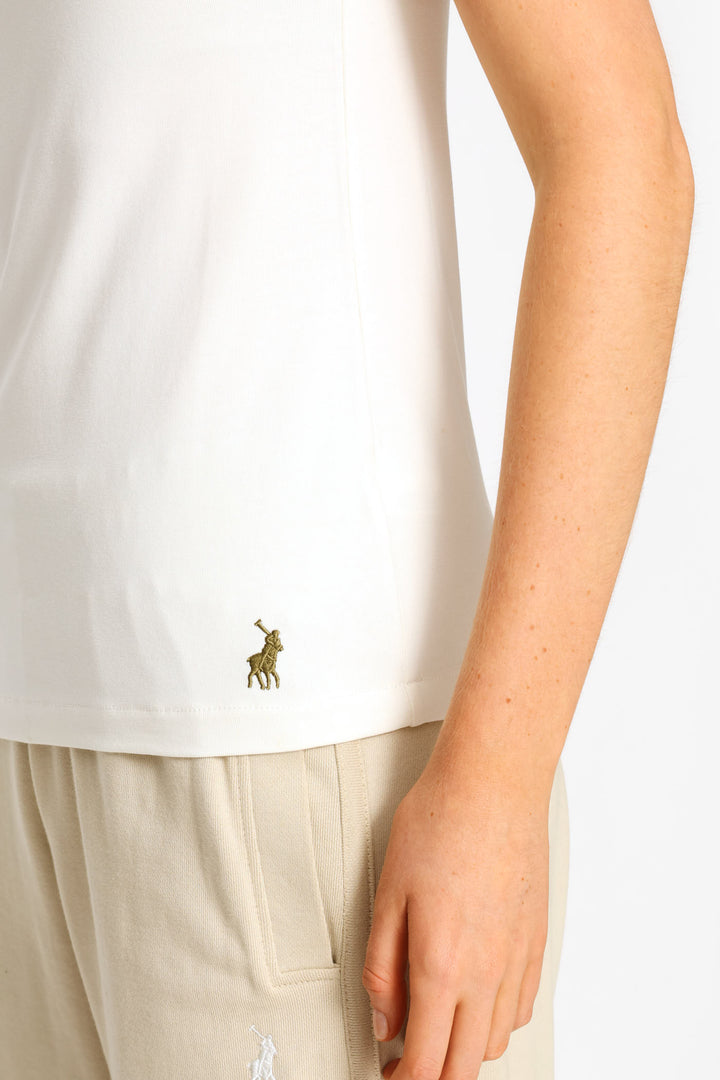 Anele Embellished T-Shirt - Off White