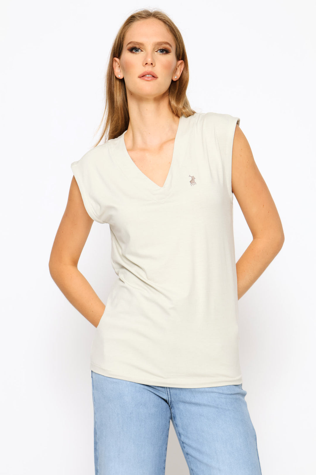 Bella Cap Sleeve T-Shirt - Sage