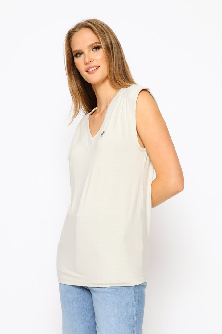 Bella Cap Sleeve T-Shirt - Sage
