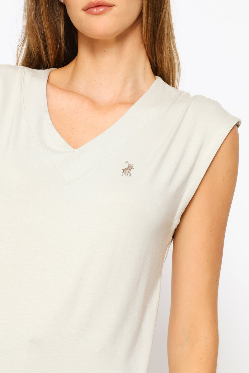 Bella Cap Sleeve T-Shirt - Sage