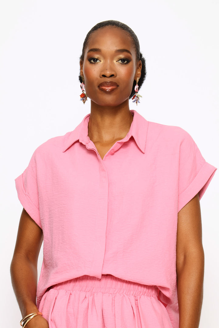 Easy Wearing Shirt - Mid Pink