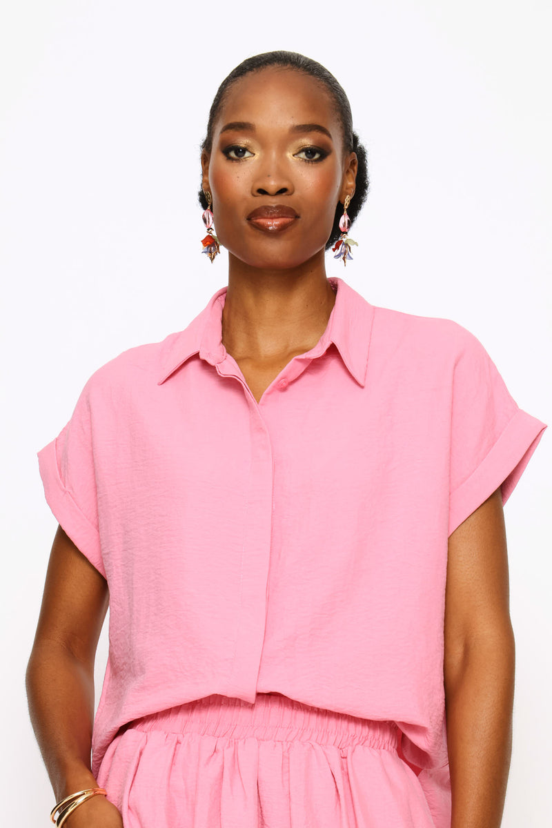 Easy Wearing Shirt - Mid Pink