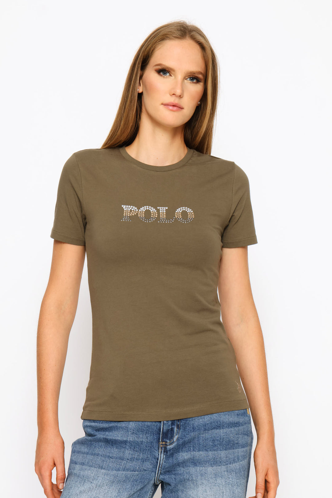 Mbali Sequin T-Shirt - Fatigue