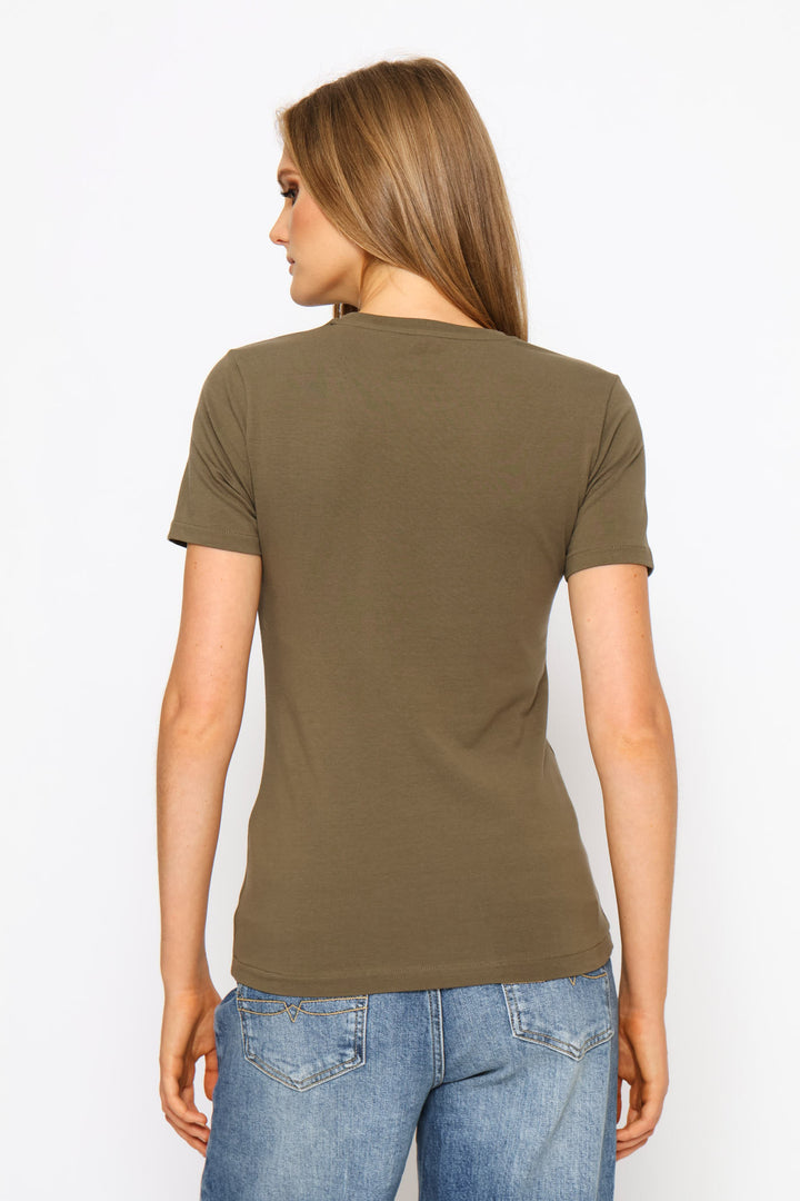 Mbali Sequin T-Shirt - Fatigue