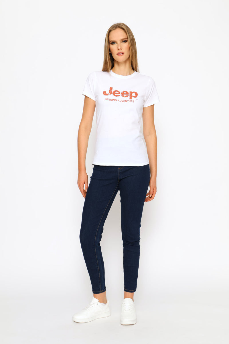 Icon Cropped Tee - White