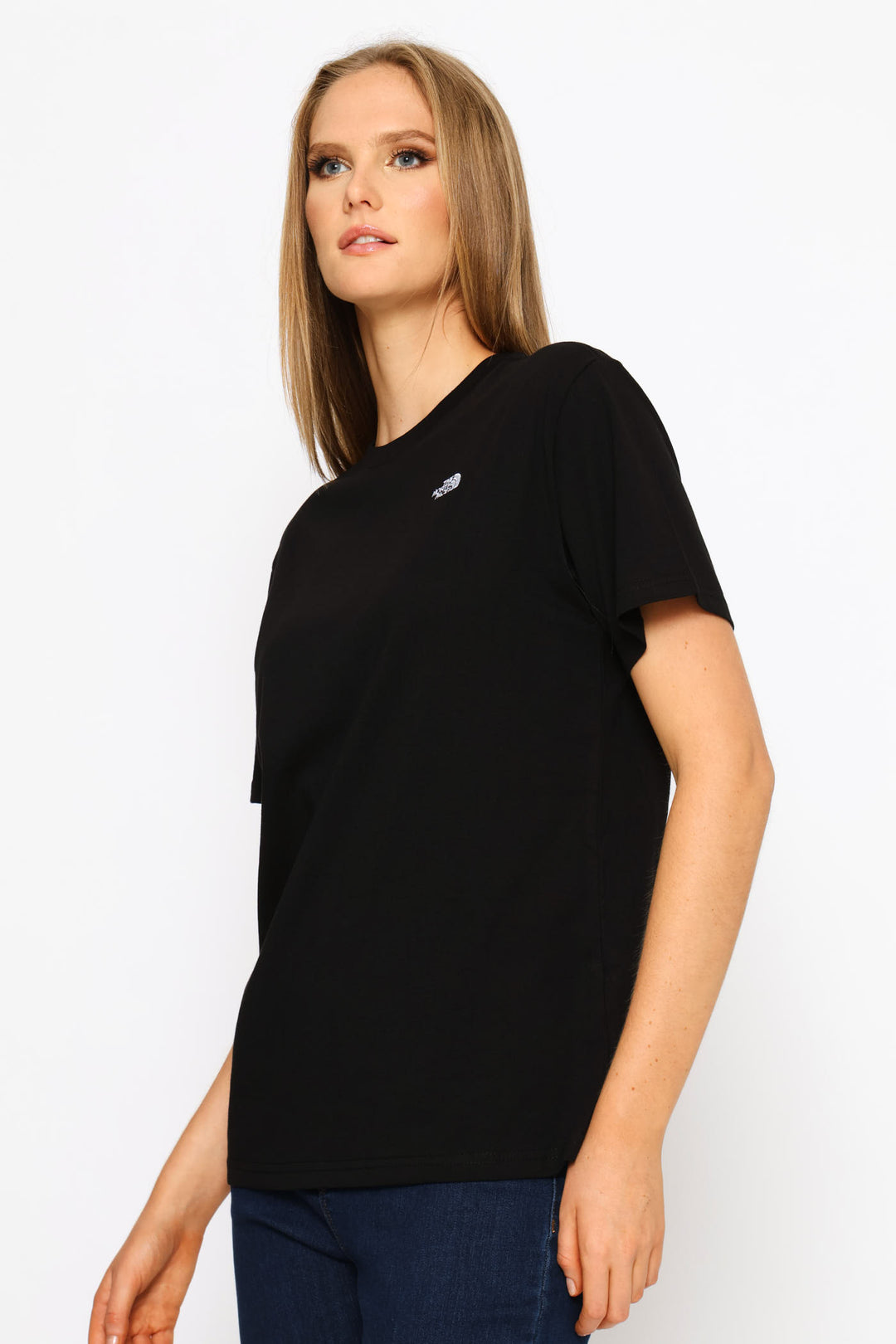 Essential Simple Dome Boxy Relaxed Tee - Black