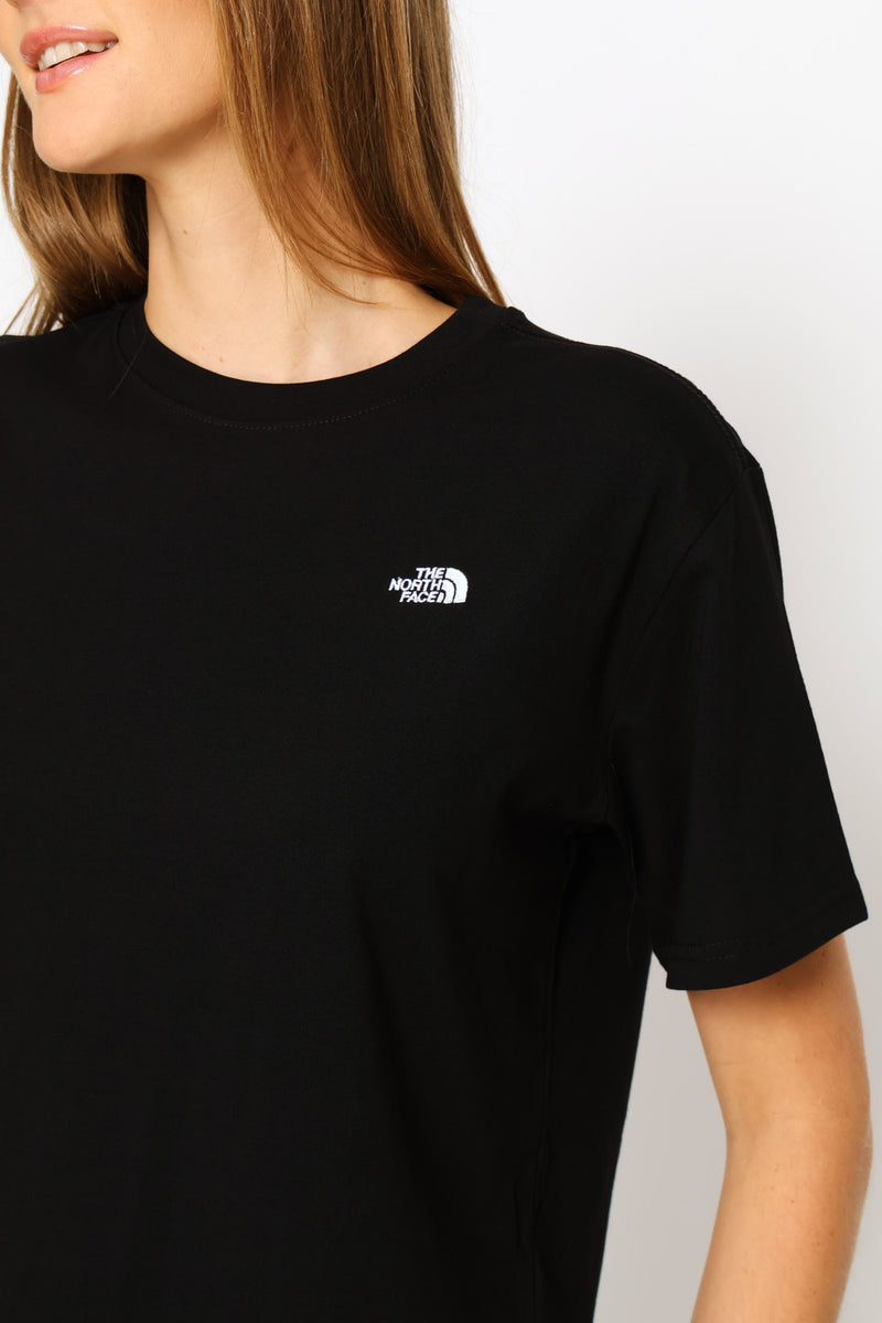 Essential Simple Dome Boxy Relaxed Tee - Black