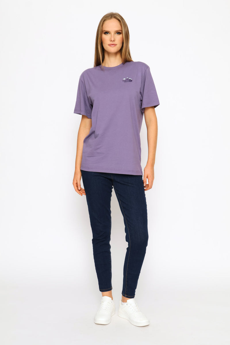 Natural High Society Relaxed Tee - Lilac