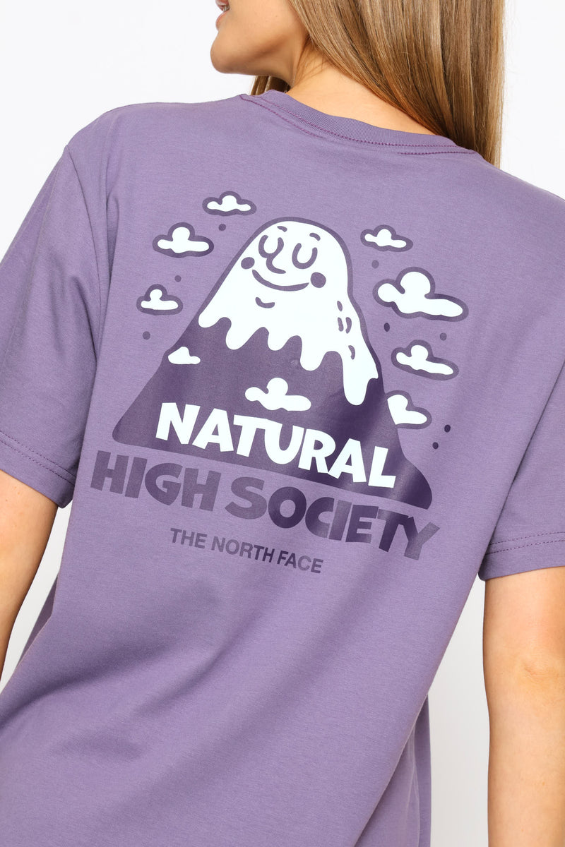 Natural High Society Relaxed Tee - Lilac
