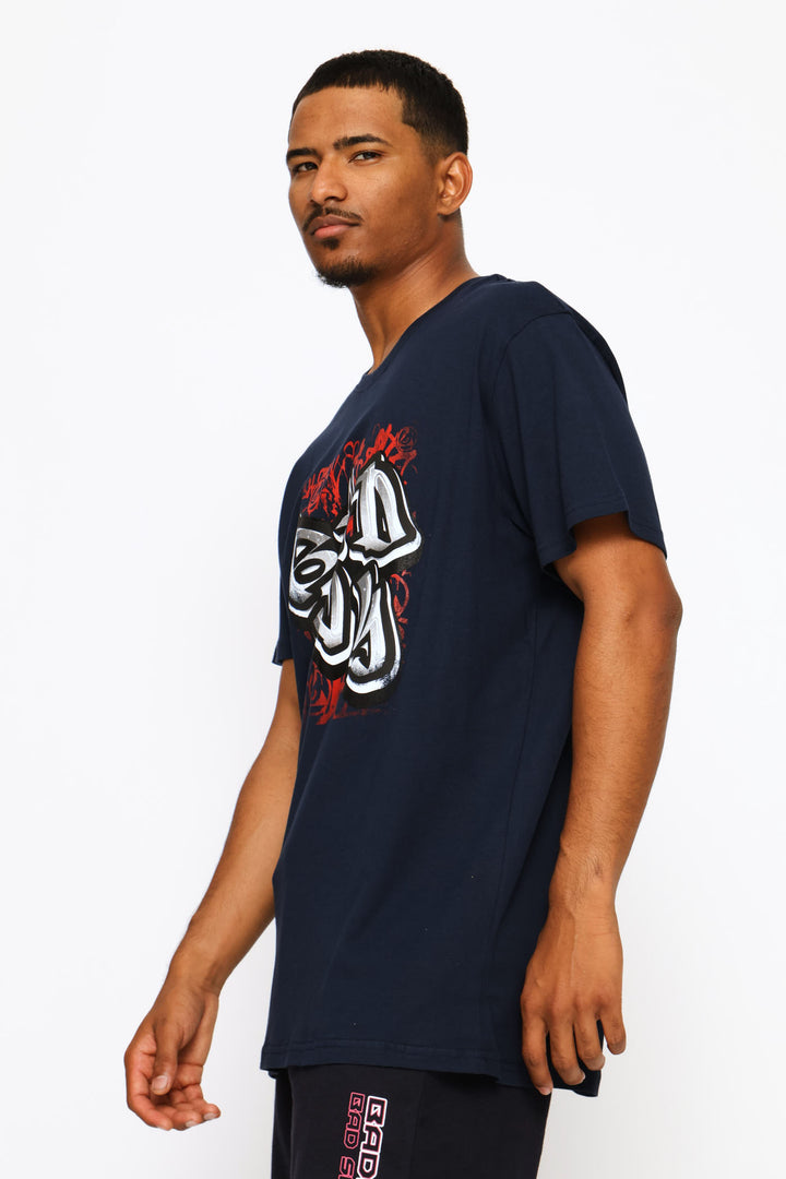 Street Respect Tee - Navy