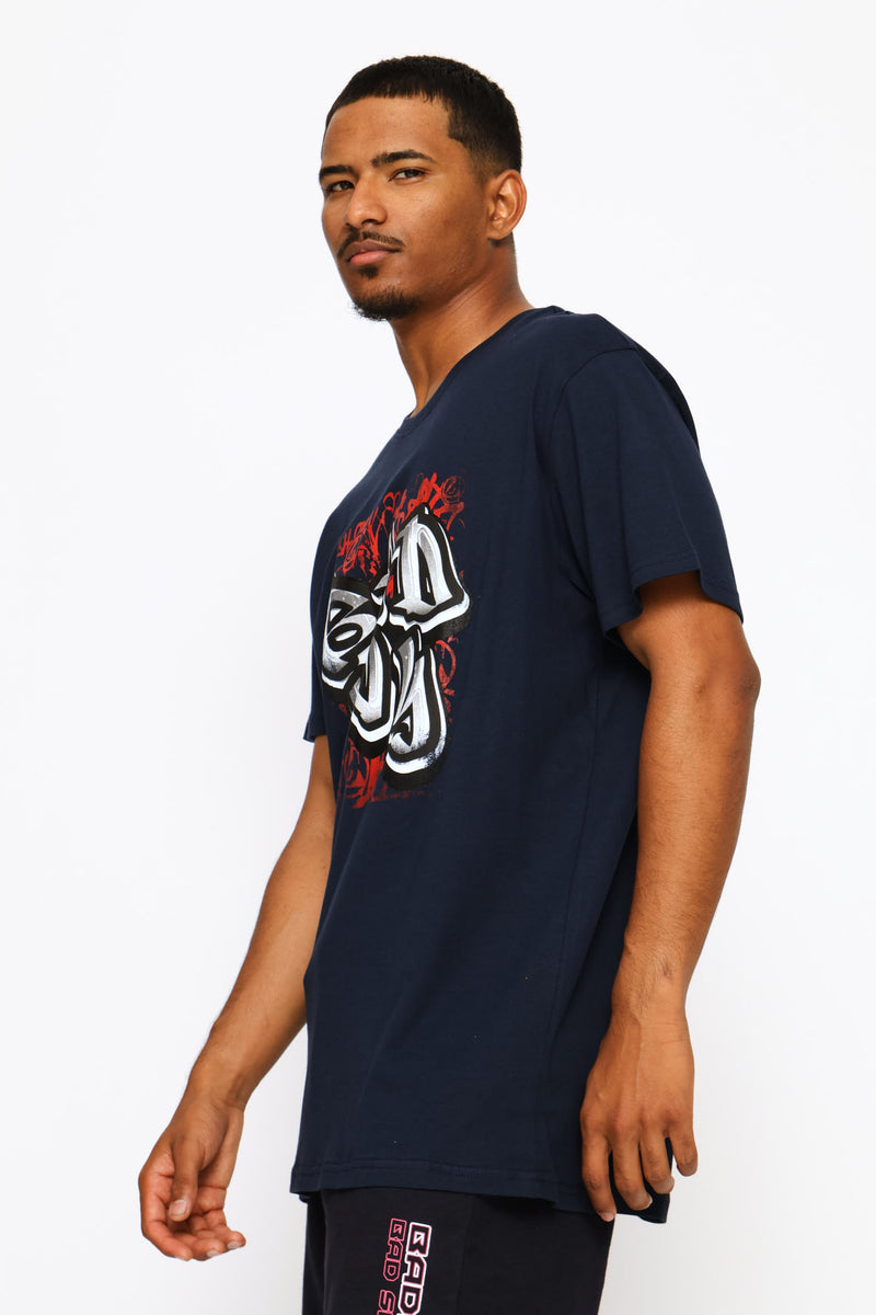 Street Respect Tee - Navy