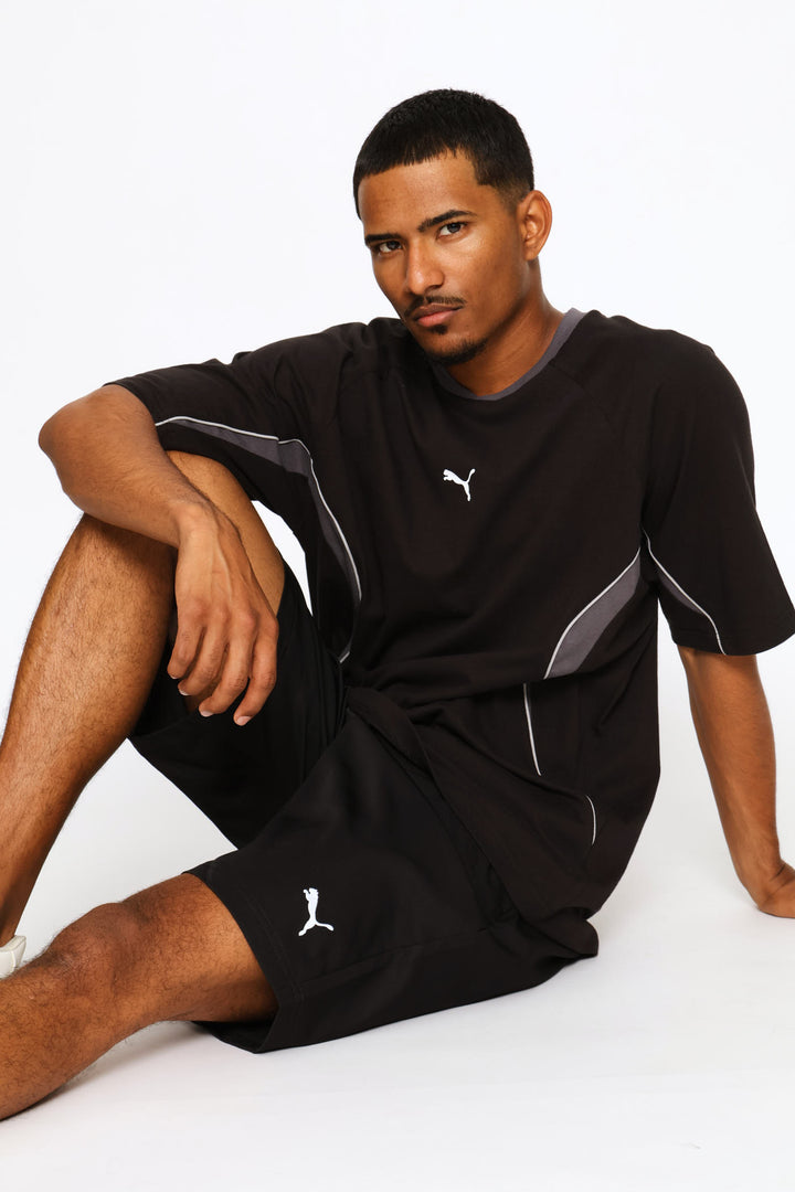 Essential Woven 9" Shorts - Black