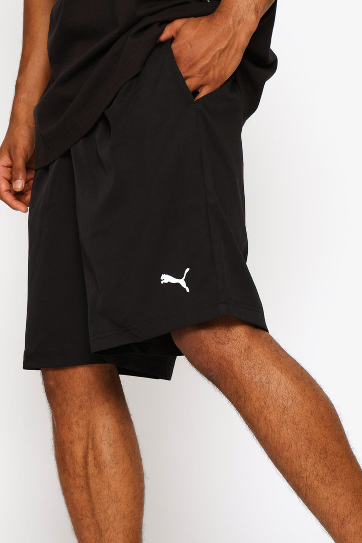 Essential Woven 9" Shorts - Black