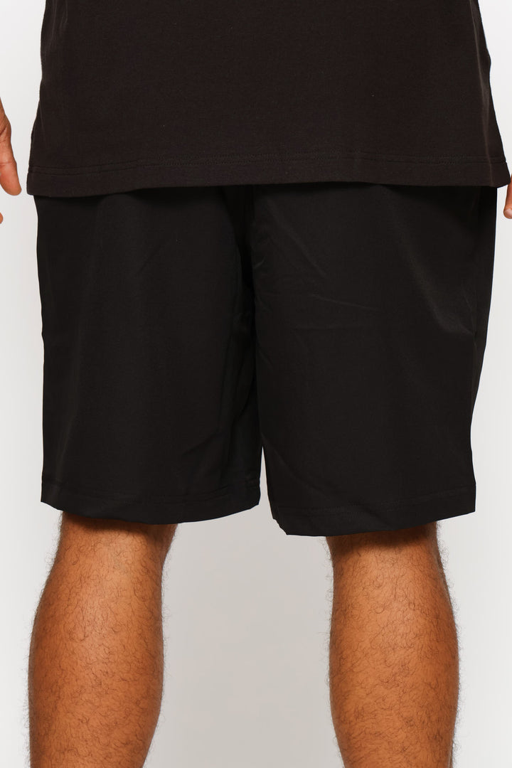 Essential Woven 9" Shorts - Black