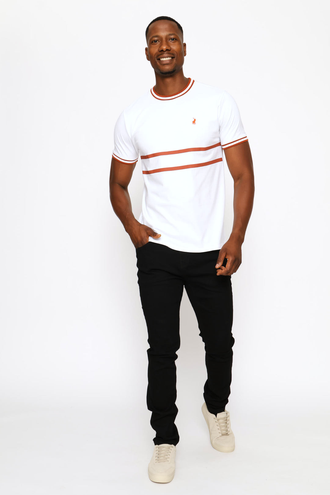 Bongi Sport Ribbed Tee - Rust