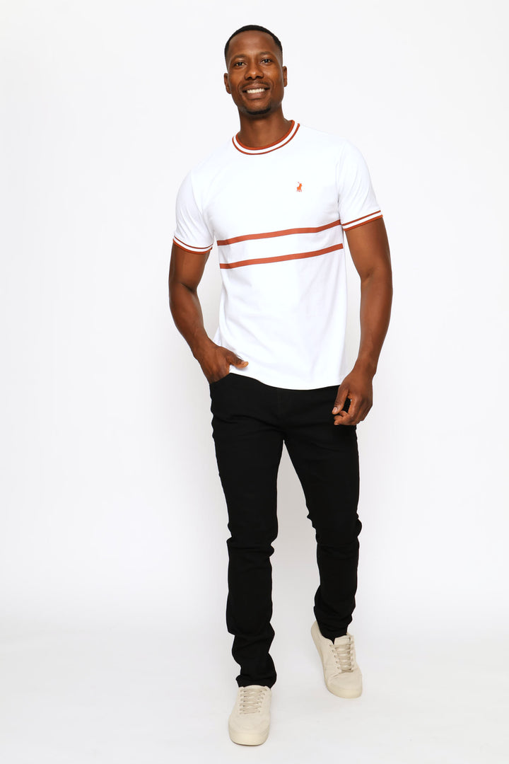 Bongi Sport Ribbed Tee - Rust