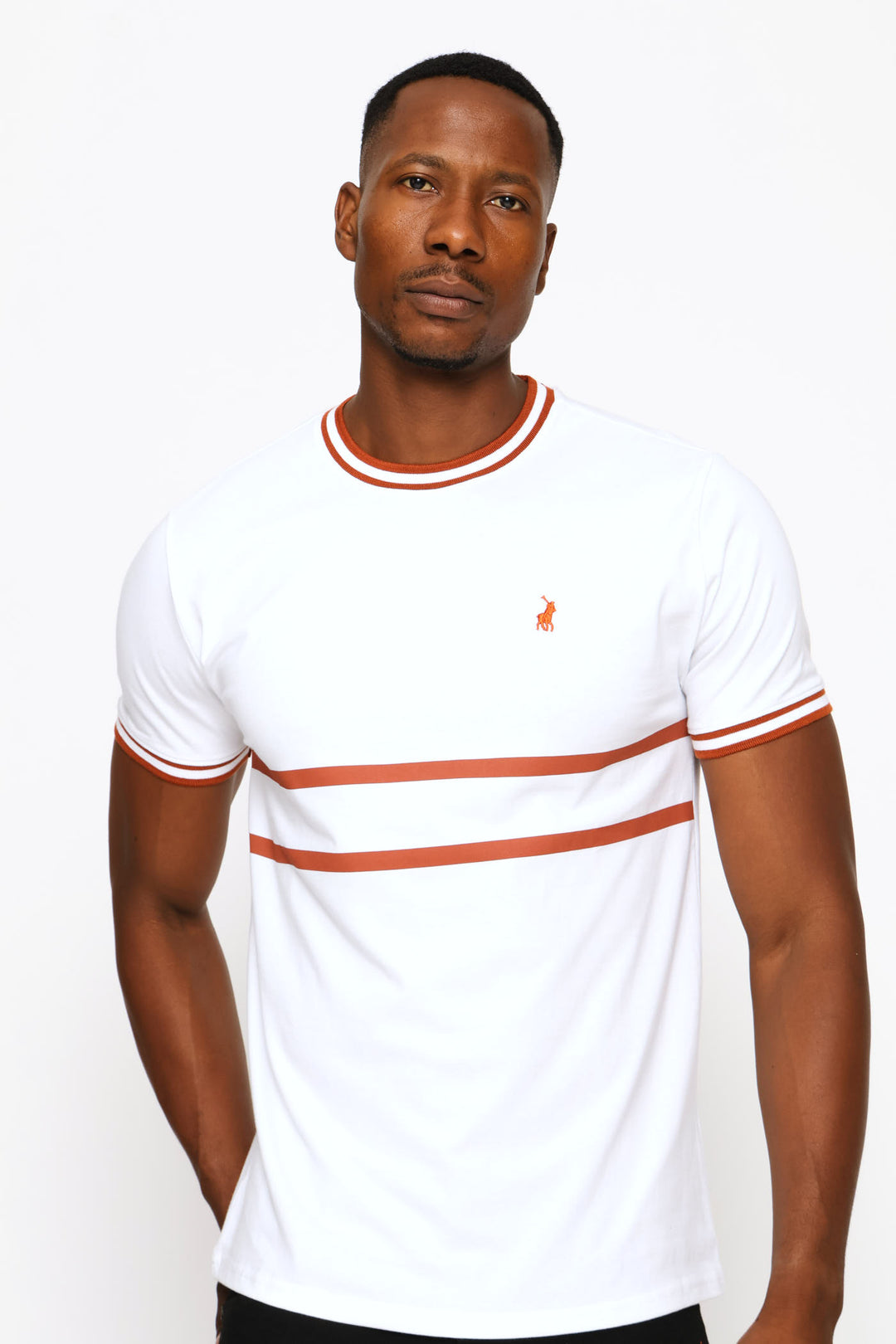 Bongi Sport Ribbed Tee - Rust