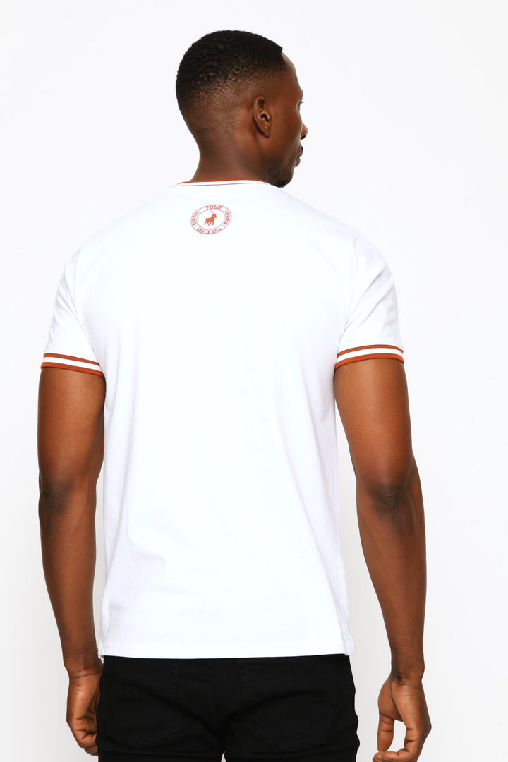Bongi Sport Ribbed Tee - Rust