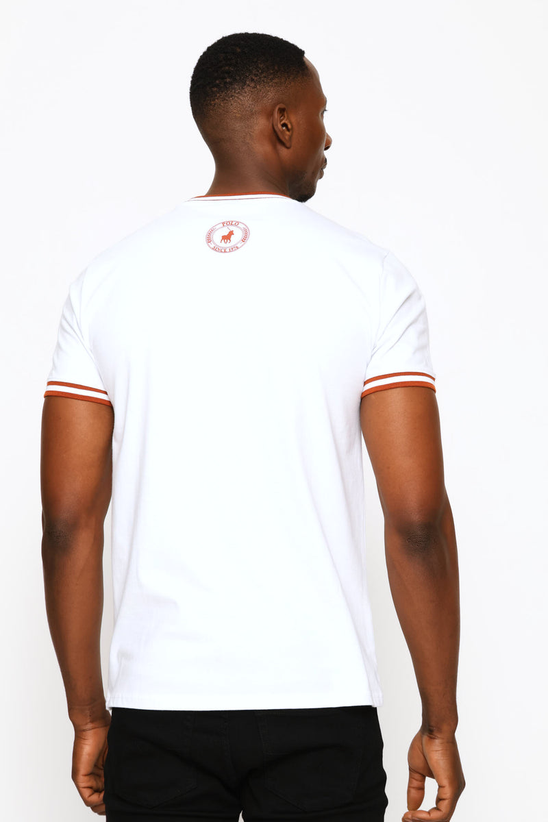 Bongi Sport Ribbed Tee - Rust