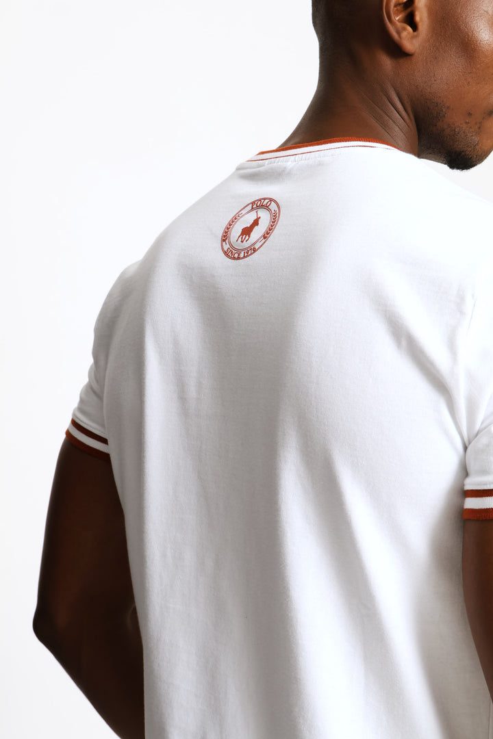 Bongi Sport Ribbed Tee - Rust
