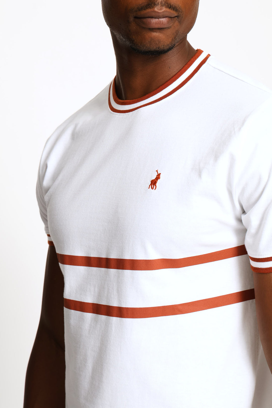 Bongi Sport Ribbed Tee - Rust