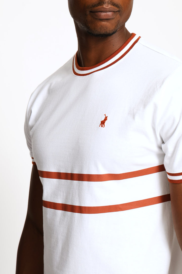 Bongi Sport Ribbed Tee - Rust