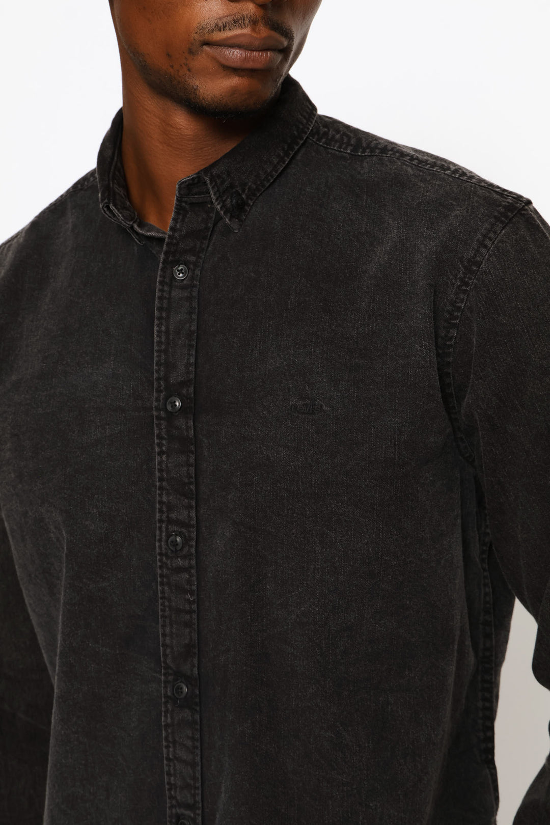Authentic Button Down Shirt - Black Rinse Wash