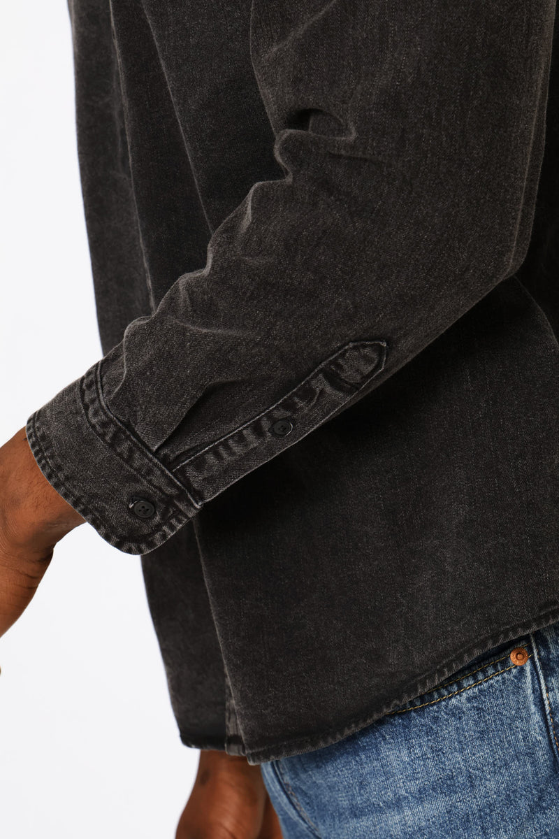 Authentic Button Down Shirt - Black Rinse Wash