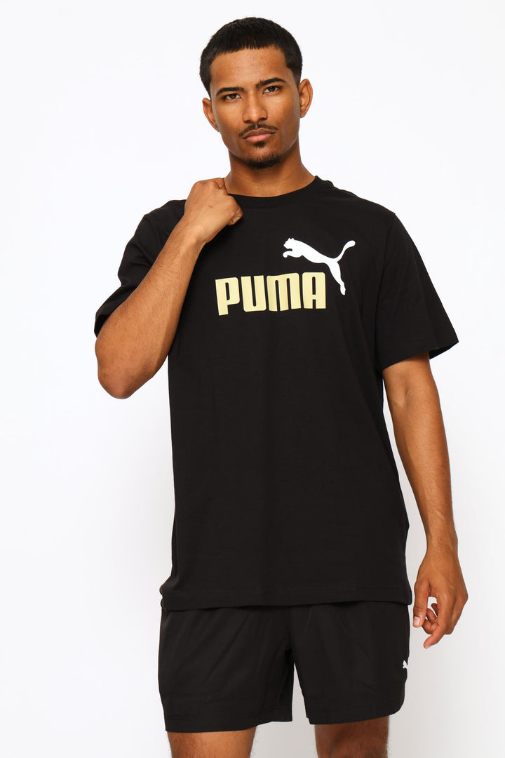 Essential 2 Color No. 1 Logo Tee - Black