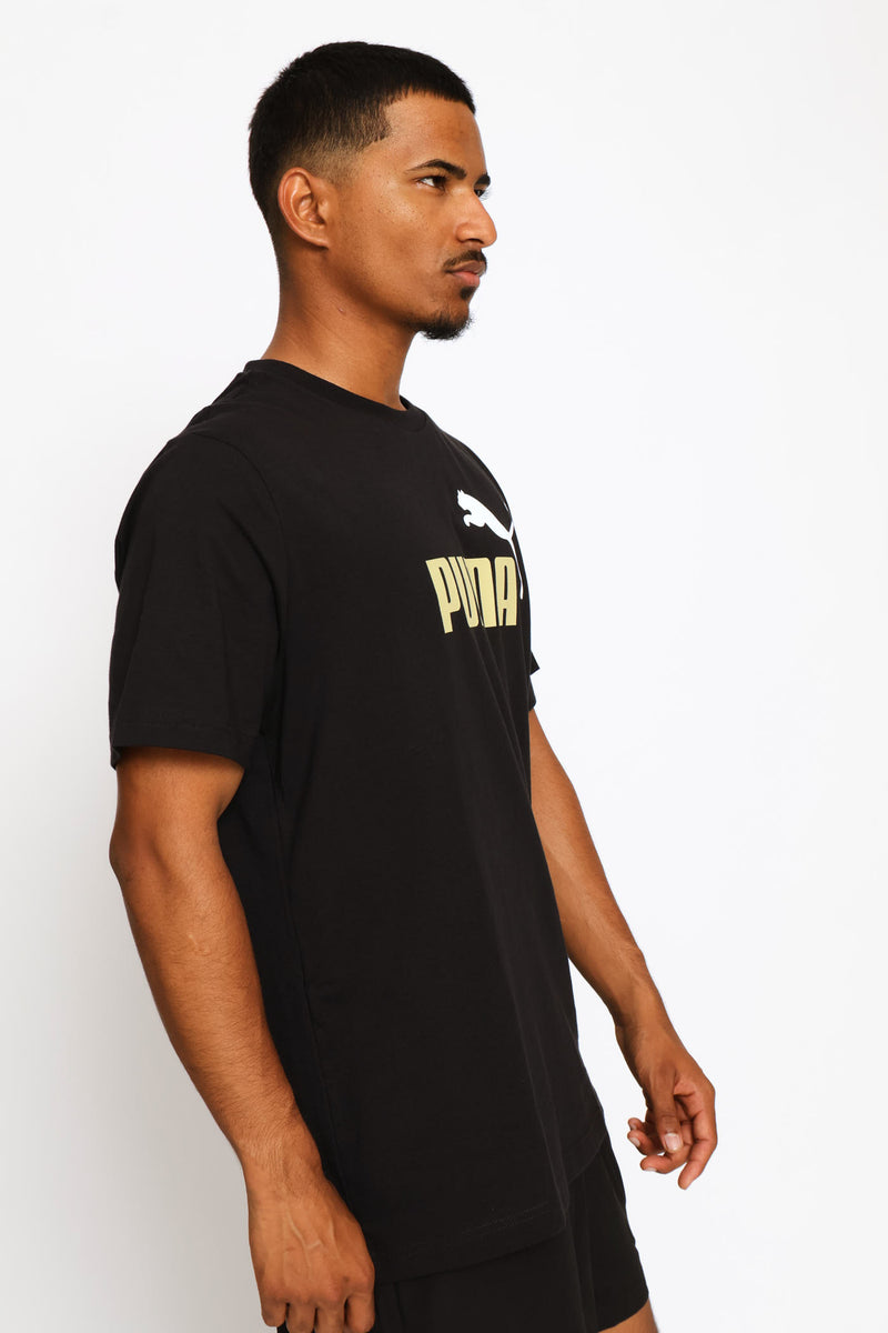 Essential 2 Color No. 1 Logo Tee - Black