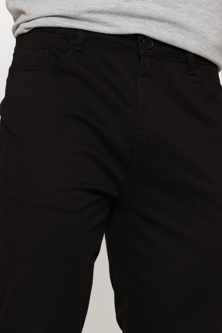 5 Pocket Chino - Black