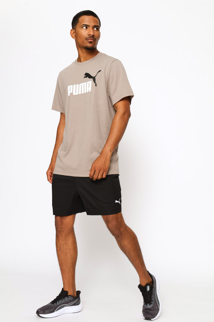 Essential 2 Color No. 1 Logo Tee - Stone