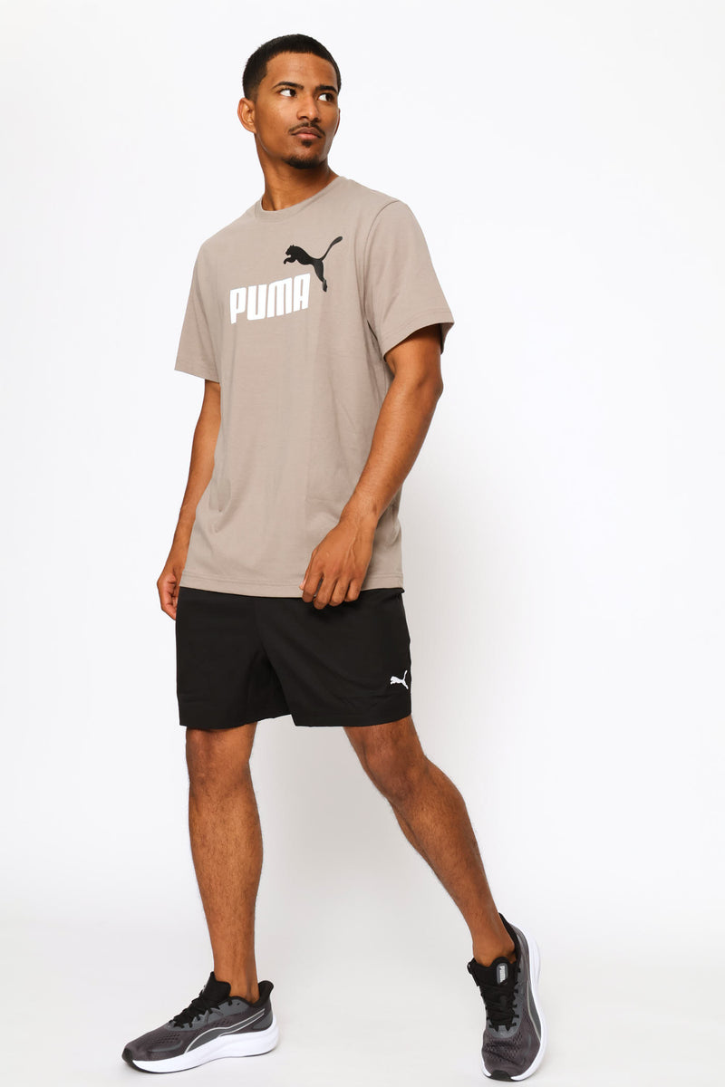 Essential 2 Color No. 1 Logo Tee - Stone