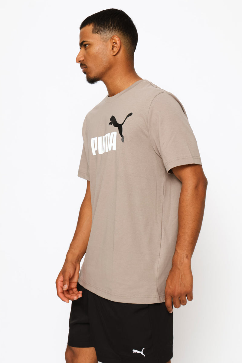 Essential 2 Color No. 1 Logo Tee - Stone