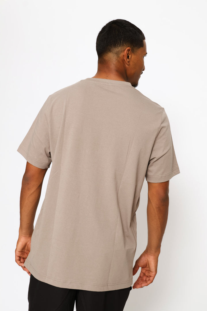 Essential 2 Color No. 1 Logo Tee - Stone