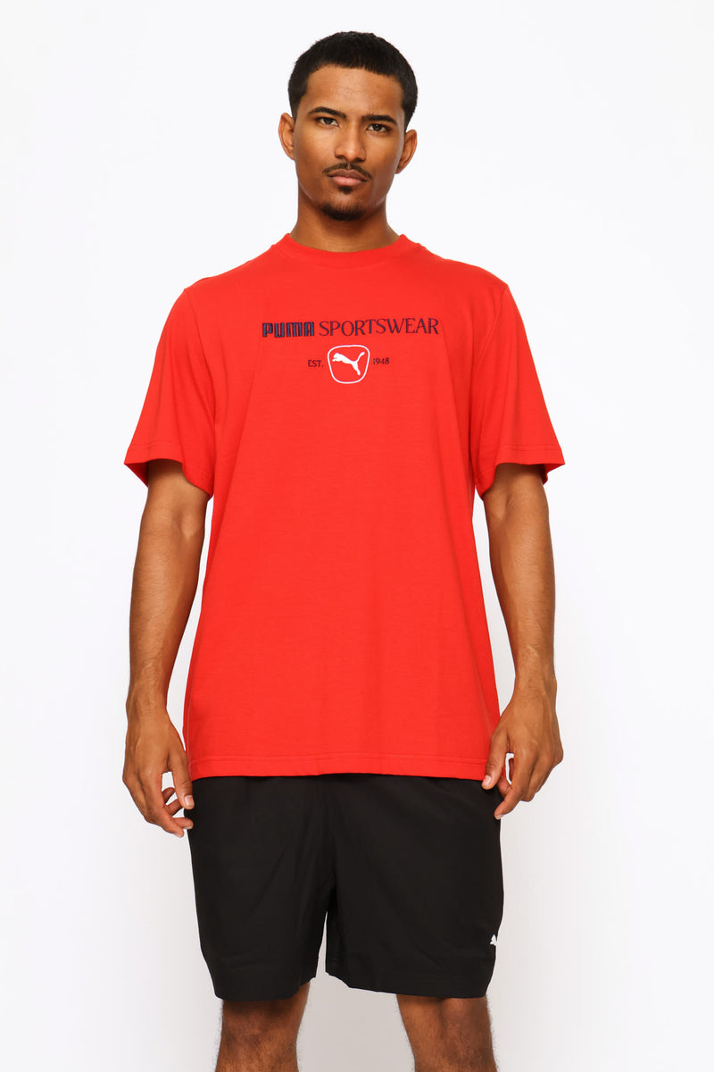 Class Graphic Tee - Red
